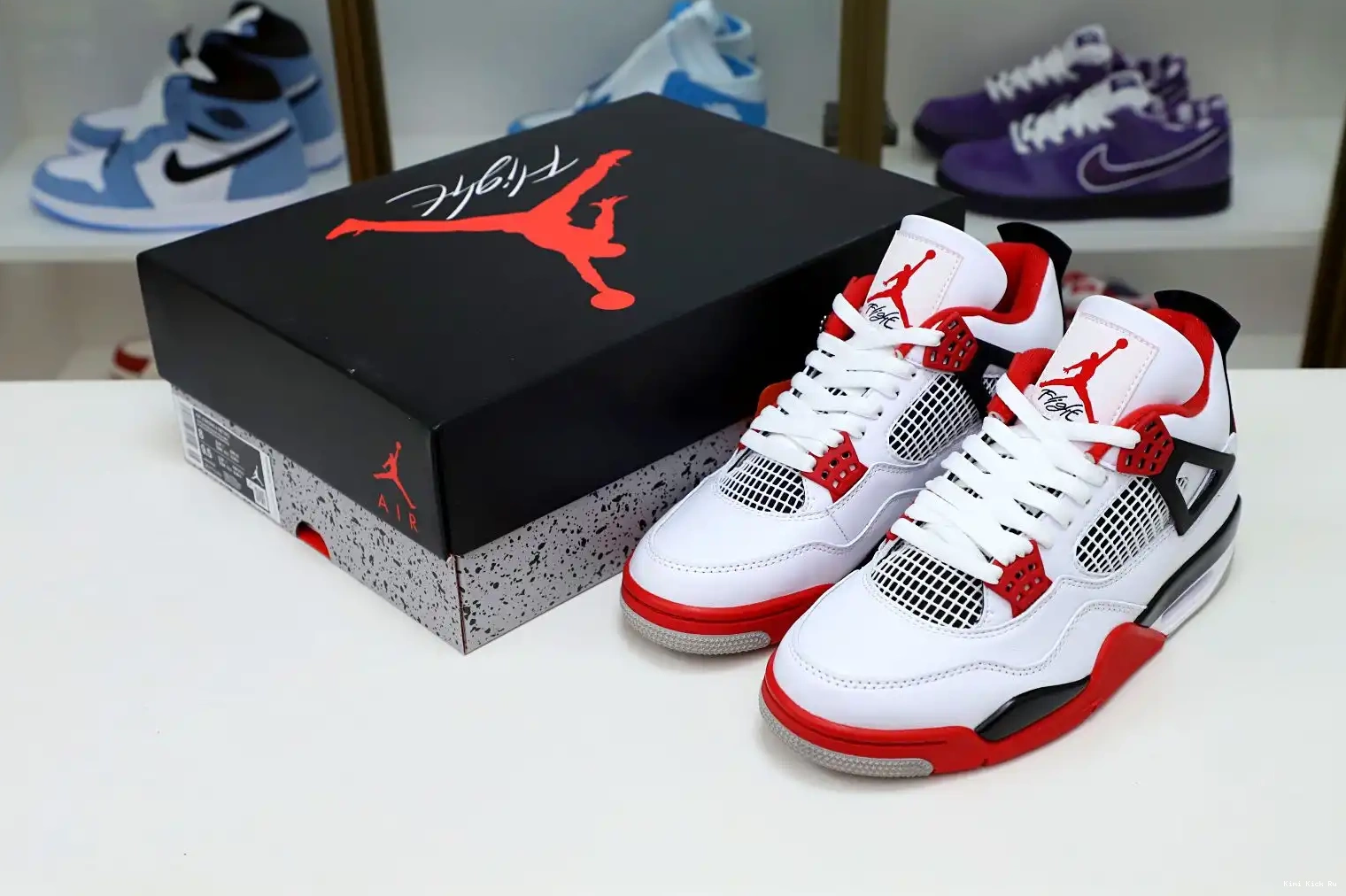 4 RETRO 'FIRE Kimikick RED' JORDAN AIR 2012 0609